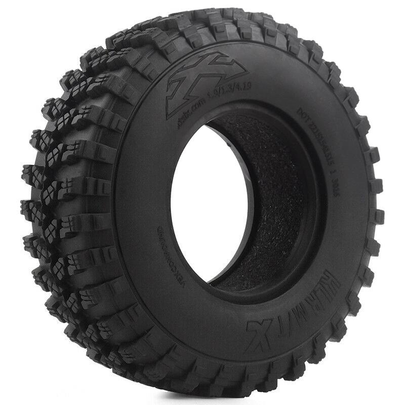 106mm 19" Gummihjul For 110 Rc Bil Axial Scx10 Rc4wd D90 Tf2 Mst Tamiya Leke