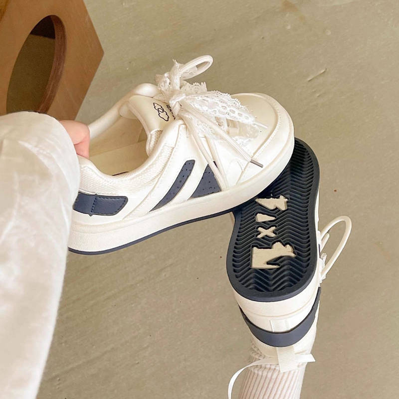 Thick-soled Women's Autumn New Casual Board Shoes Niche Shoes Women's Shoes Versatile Student Bread Shoes