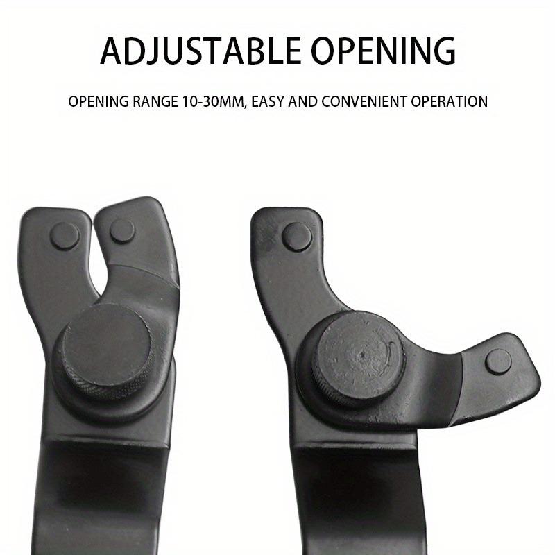 Clé de meuleuse réglable, Clé à goupilles universelle pour cornière, Adaptée pour meuleuses d'établi et scies circulaires, Clé pour écrou de blocage de meuleuse