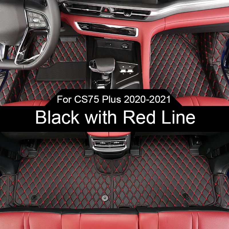 3D Full Surround Auto Boden Matte Für CHANGAN CS75 Plus 2020-2025 Schutz Liner Fuß Pads Teppich PU Leder wasserdichte Zubehör