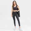 Women'S Yoga Pants Fitness Outdoor Solid Color Casual Running Training Elastic Quick Drying Tight Fitting Sports Pants