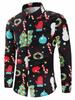 New Classic Shirt Printed Long Sleeved High-end Men's Shirt Fashionable Daily Street Christmas Individual Style 2025 3D Shirt