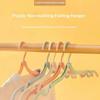 1/5 Pcs Portable Folding Clothes Hangers Non Slip Design Durable Material Perfect For Travel Business Trips Camping