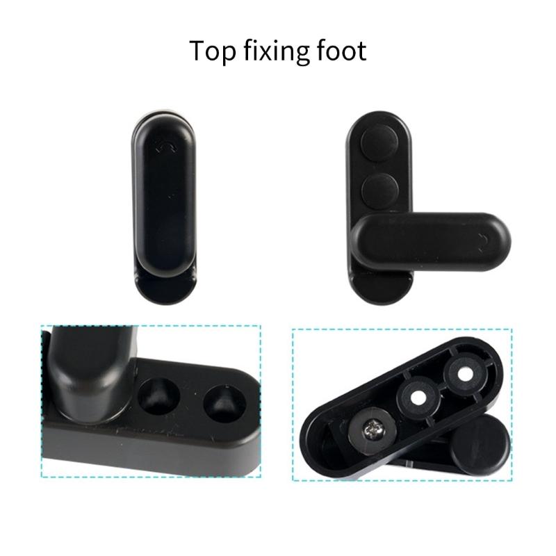 2Pcs Table Board Buckle Easy to Install Rotating Clamps for Campers Furniture with Thickened Support Structure