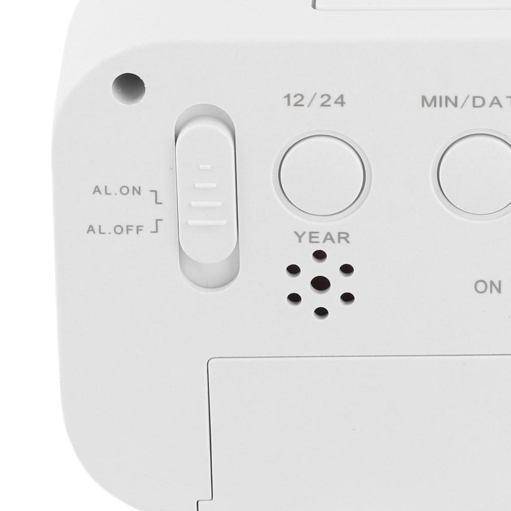 Digital Alarm Clock LED Large Display Electronic Night Light Snooze Function Alarm Clock for Bedroom