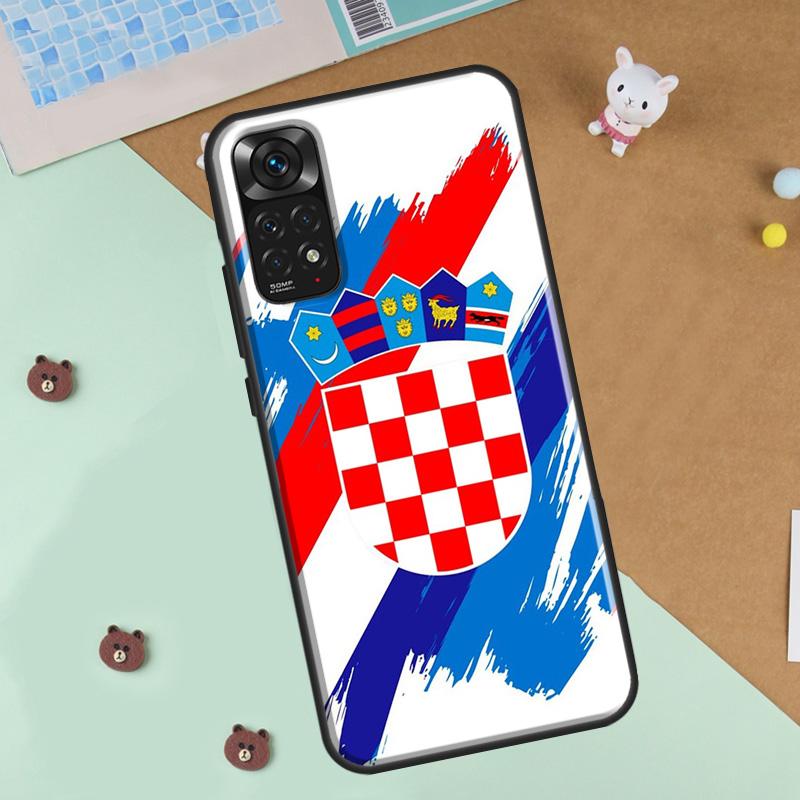 

Croatia flag Phone Case For Xiaomi Redmi Note 12 8 9 10 11 Pro 8T 9S 10S 11S 12S 10A 9C 10C 12C Cover Redmi Note 10 5G