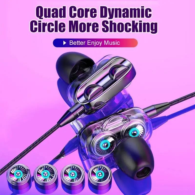 Sport In Ear Design HIFI Wired D Stereo Dual Driver