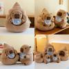 Capybara Plush Toy With Pp Cotton Filling For Kids And Collectors
