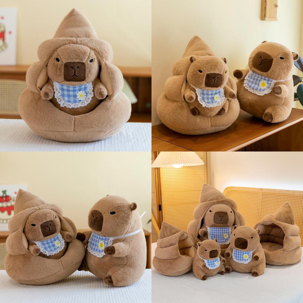 Capybara Plush Toy With Pp Cotton Filling For Kids And Collectors
