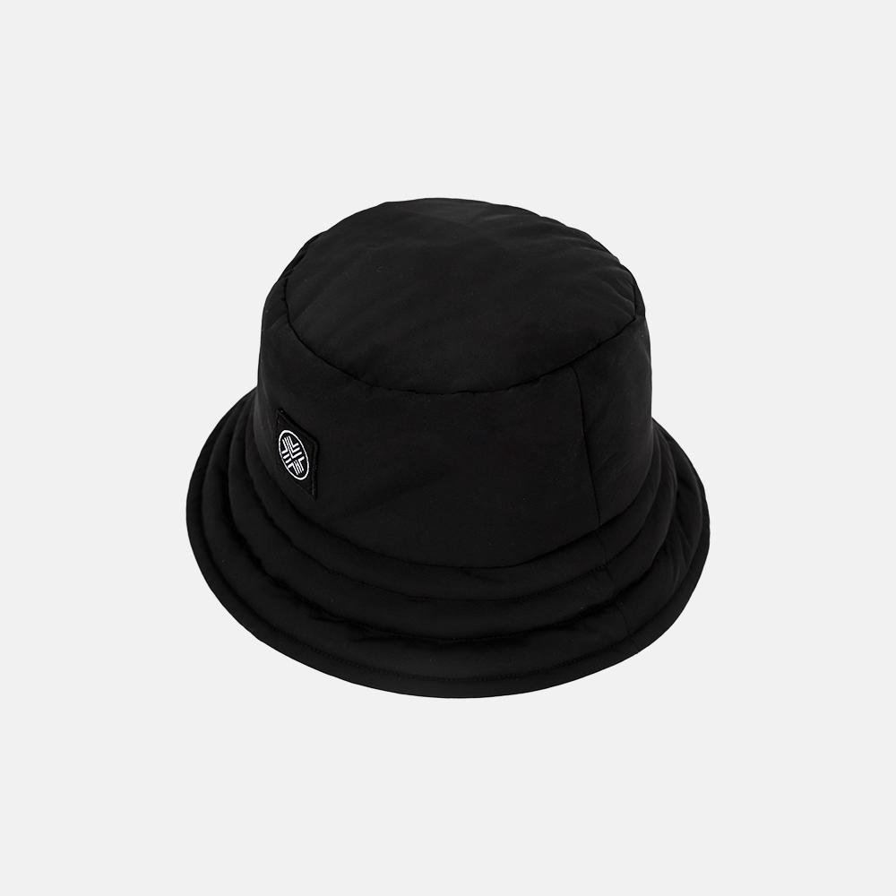 TECHSKIN Wappen Logo Padded Bucket Hat Black