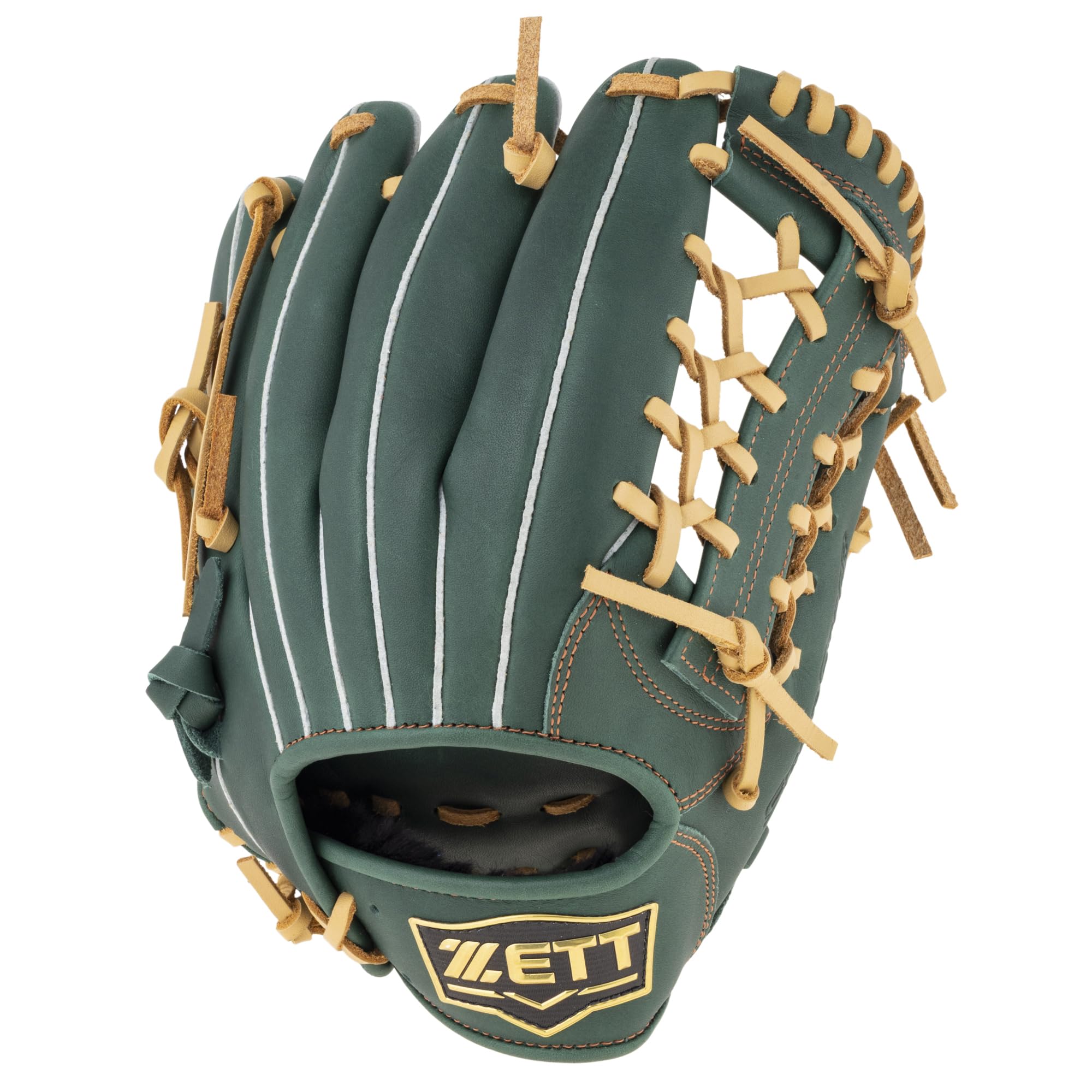 

ZETT Youth Soft Steer Baseball D Green x Pastel Size L heights BJG742640 Glove, All-Around, Right-Handed Throw, Brown, (For 140-155cm),