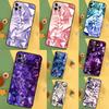 Crystal Diamond Pattern Funda For iPhone 11 12 13 14 16 15 Pro Max Mini XS Max X XR SE2 7 8 14 16 15 Plus Phone Case