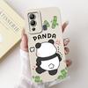For Infinix Hot 12i Case Hot 12 Play Hot12i X665B X6816C Cute Panda Rabbit Cartoon Camera Protective Soft Silicone Phone Case