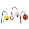 Pet Chewing Rope Rubber Ball , Yellow
