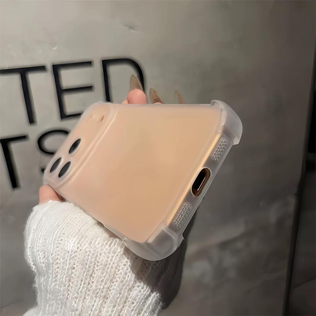Translucent Shockproof Silicone Phone Case for iPhone 17 ProMax Pro Air 16 Plus 16e 15 14 13 Mini 12 11 XS Max XR X/XS 7Plus/8Plus 7/8 Cover