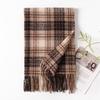Autumn and Winter Scarf New Imitation Cashmere Plaid Scarf for Male and Female Students Couple Warm Scarf Shawl Gift Scarf for Women