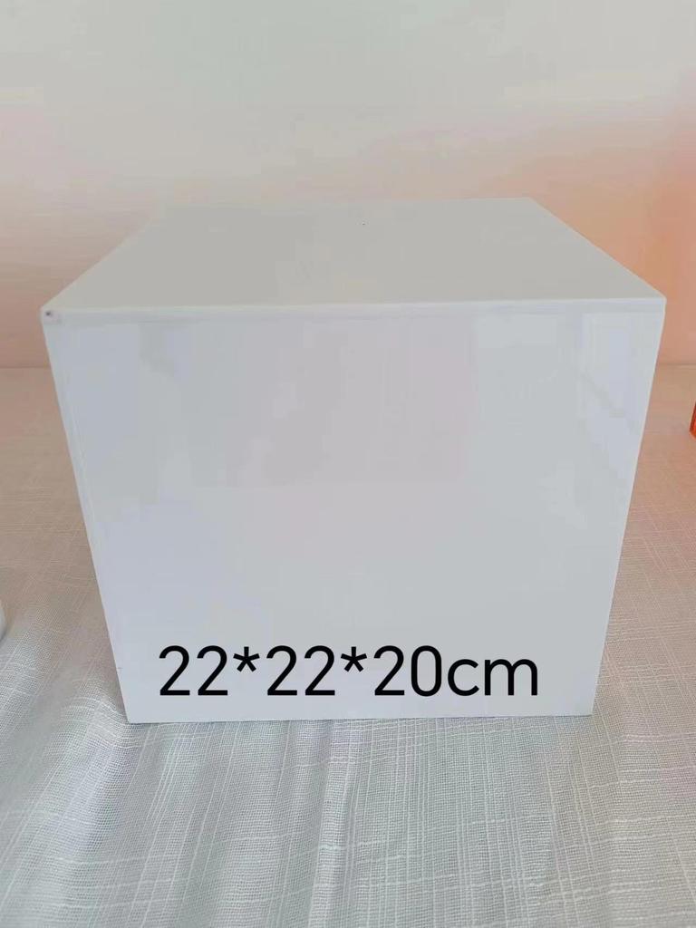 Blue Acrylic Dessert Table Display Stand for Tea Break & Birthday Ornaments