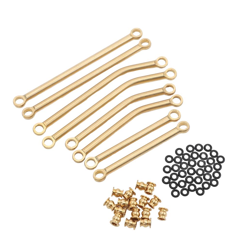 High Clearance Link Set Copper Wear Resistant Rc Car Tie Rod Set Upgrade Parts for Rc Crawler