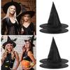 Halloween Hat Black White Witch Cap Halloween Home Party Hanging Decorations Cosplay Props Festival Favor Wizard Hats Kids Toys