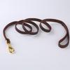 Handmade Stitching Cowhide Leash Medium and Large Dog Leash Genuine Leather Dog Leash Walking Leash