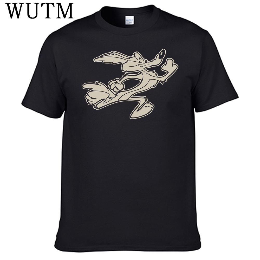 

Wile E Coyote T Shirt 100% Cotton Men Shirt 4XL