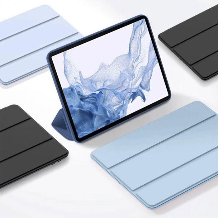 Coque + Verre Trempé - E.F.Connection - pour Samsung Galaxy Tab A9+ - Antichoc Slim - Bleu