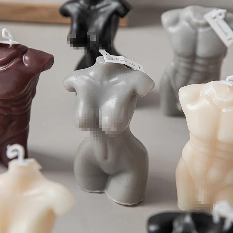 Aromatherapy Candles Male and Female Bodies Creative Handmade Candle Ornament Gift