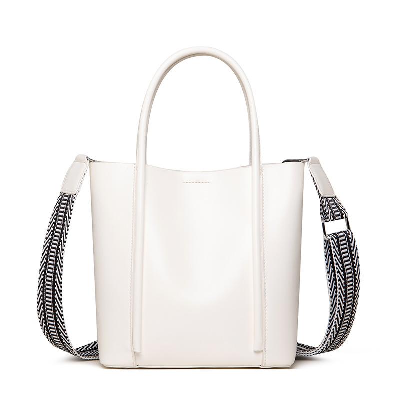 Genuine Leather Women'S Bags Are Simple And Large-Capacity Tote Bags, Mother And Child Bags, And Two-Layer Cowhide Bags.