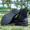 Lato 2025 Unisex Siateczkowe Oddychające Buty Taktyczne: Buty outdoorowe typu high-top do ochrony i treningu