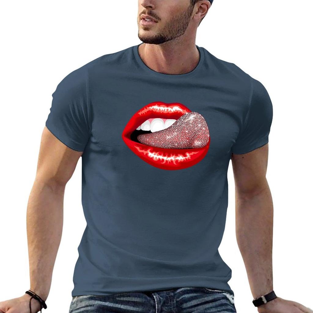 Precious Tongue Tshirt Casual All Match Tee Shirt For Unisex