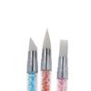 Brush Pens Silicone Nail Gel Carving Dotting Pen Nail Art Brushes Nail Art Pens DIY Manicure Tools