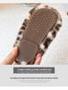 Ciabatte Birkenstock da bambina con stampa leopardata e fodera in pelliccia: Mocassini Chiusi da Esterno Autunno/Inverno 2025, Caldo Cotone con Velluto.