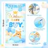 Avezano Welcome Baby Banner Welcome Home Baby Boy Door Banner Blue It’s a Boy Gender Reveal Decorations Indoor Ourdoor