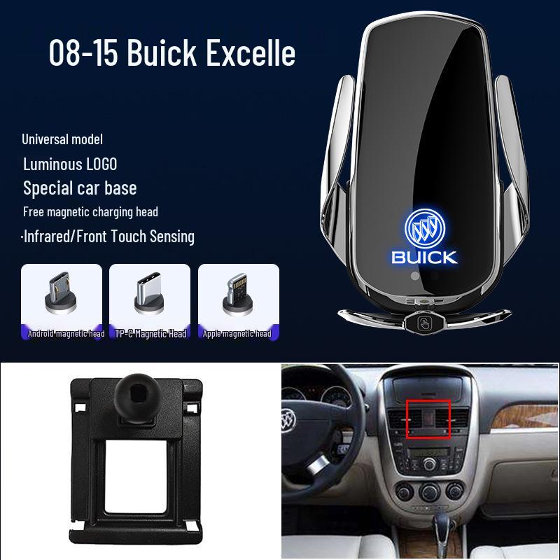 Magnetyczny Bezprzewodowy Szybki Ładowarka Uchwyt na Telefon Samochodowy do Buick GL8/Excelle/Regal/Verano/Envision