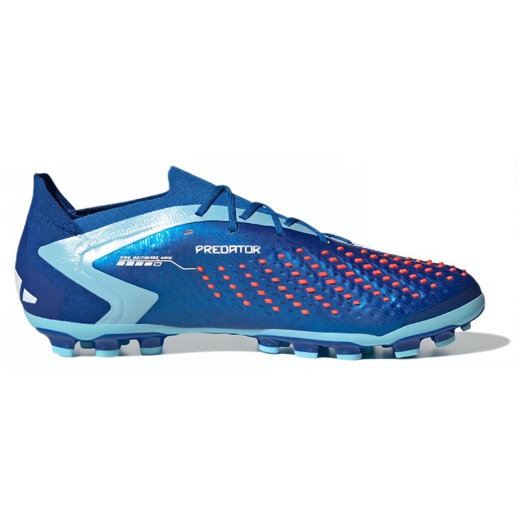 adidas Predator Accuracy.1 Kulatá špička Šněrovací AG (Gumový krátký cvoček) Fotbalové kopačky Unisex Fotbalové kopačky Modré Bílé IG5171