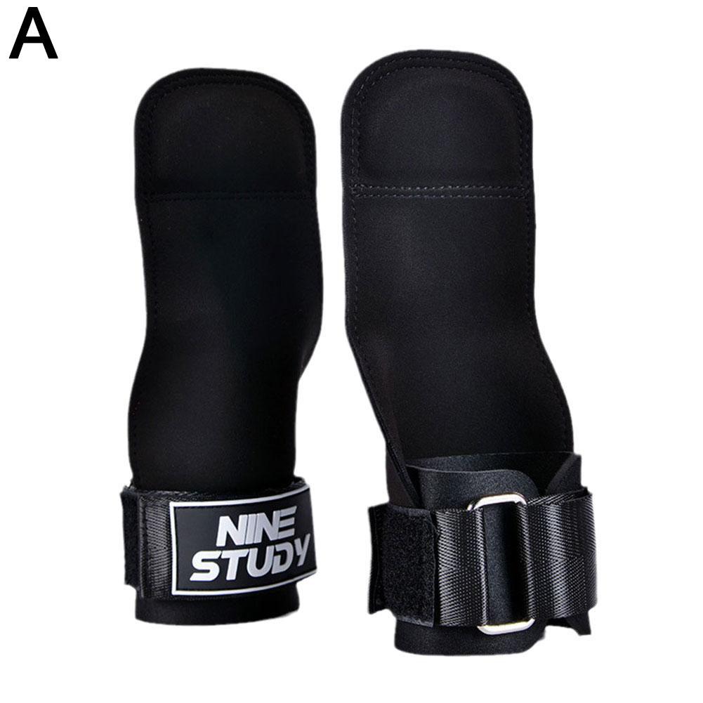 Gym Gloves Grips Anti-Skid Wrist Straps Protector for Weightlifting Support Bench Press Pull-up Fitness Gloves Palm Protection