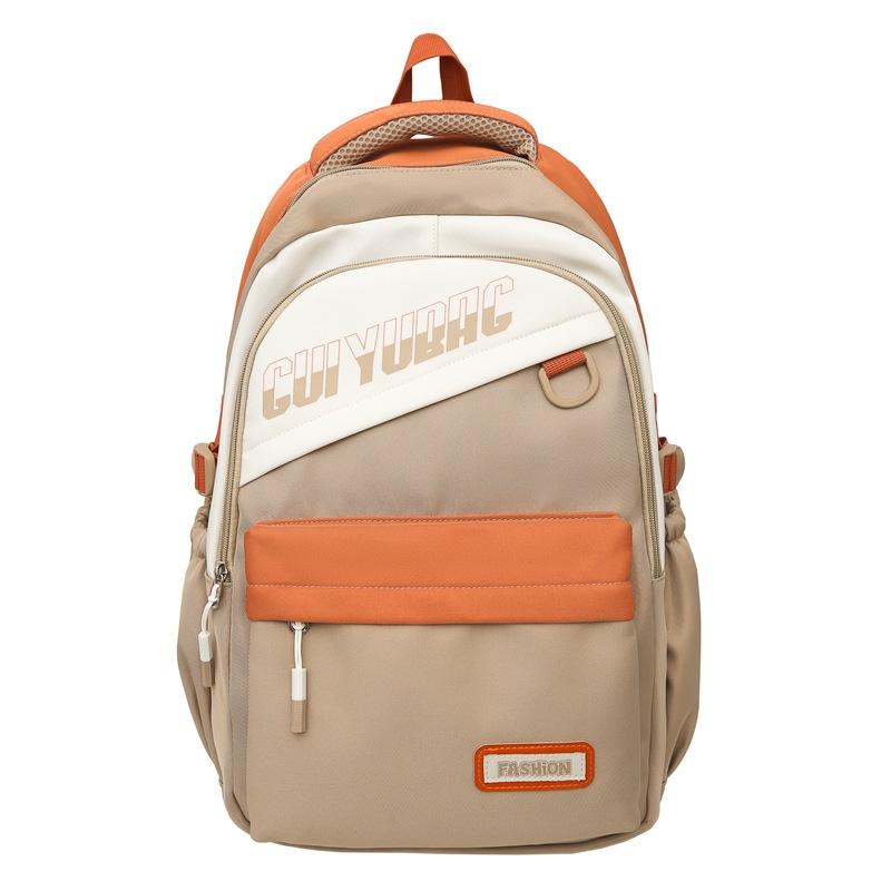 New Japanese Literary School Bag Outdoor Leisure Backpack Simple Large Capacity Junior High School Students Backpack