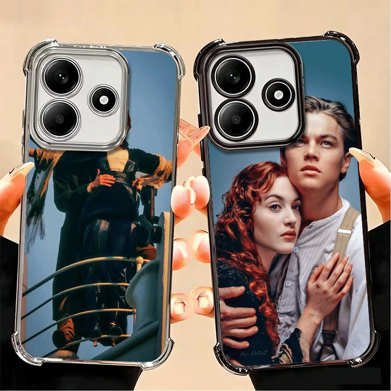 Titanic Movie Rose Jack Soft Phone Case For Xiaomi Poco X7 X8 Pro Max X6 X5 X3 F8 Ultra F7 M8 M7 M5S Redmi 15C 15A 15 14C 13C 12