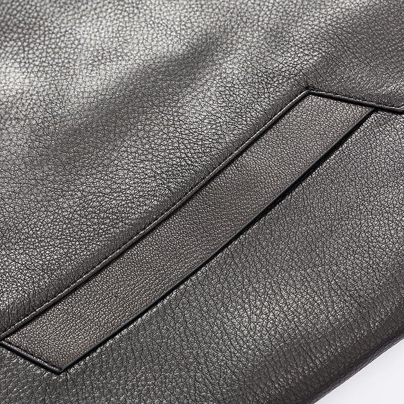 FAPAI Men's Classic Goatskin Leather Jacket