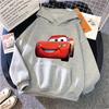 Cars Lightning McQueen Hoodies Women Vintage Jasmine Kawaii Hooded Pullover Clothes Cartoons Sweatshirt Harajuku Aesthetic Tops