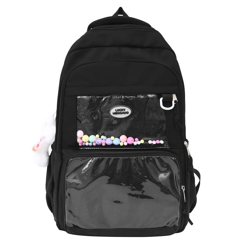 Schoolbag Japanese new backpack girl transparent baby bag campus large capacity backpack pain bag student schoolbag wholesale