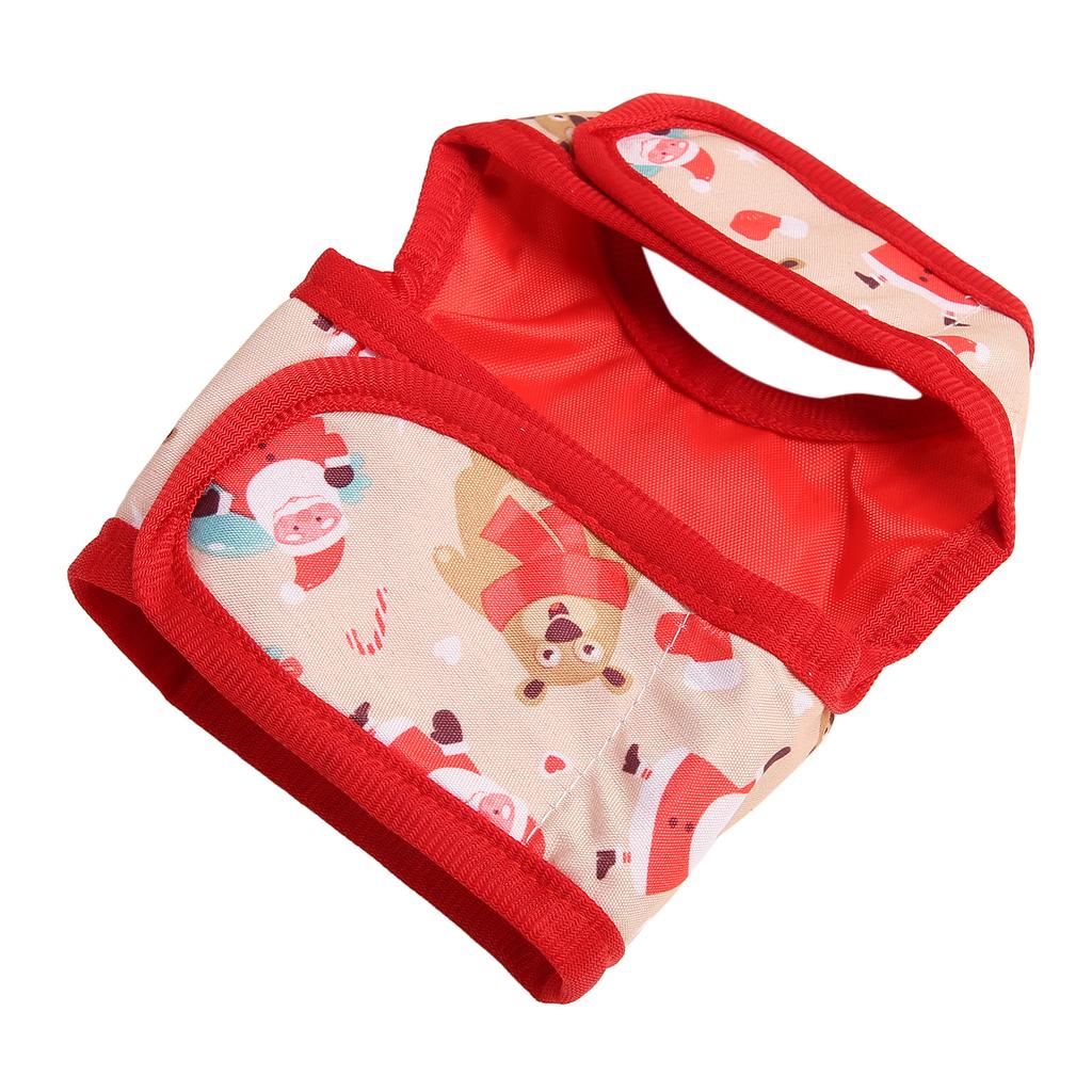 Kaninchen Geschirr Set Niedlich Lustig Weihnachtsmann Muster Kleintier Weste Leine Set für Weihnachtsfeier