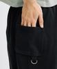 TAKEASY Pintuck D-Ring Sweatpants (Black)
