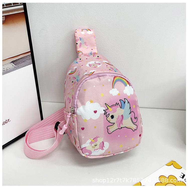 Versatile Baby Cartoon Messenger Bag Unicorn Ultra-light Toddler Cute Breast Bag Going Out Little Girl Change Bag