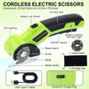 2000mAh Electric Cutting Machine Set Circular Knife Electric Lithium Battery Scissor USB Charging Quick Cutting FabricLeather