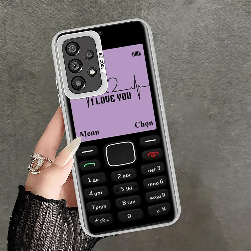 Funny Retro Callphone Shockproof Phone Case for Samsung A17 A16 A15 A14 A37 A57 A36 A56 A26 A35 A55 A25 A34 A54 A24 A13 A23 A33