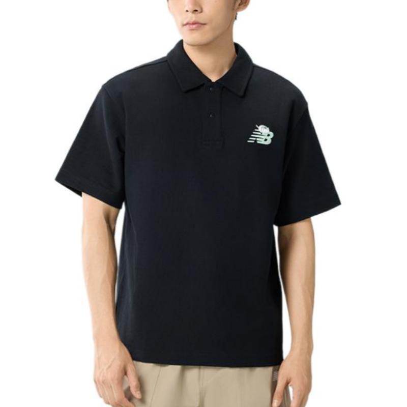 New Balance Polo Shirt Men's Black NFF29101-BK