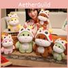 Chinese Zodiac Lion Dance Hat Horse Plush Toy With Pp Cotton Filling For Lunar New Year Gifts