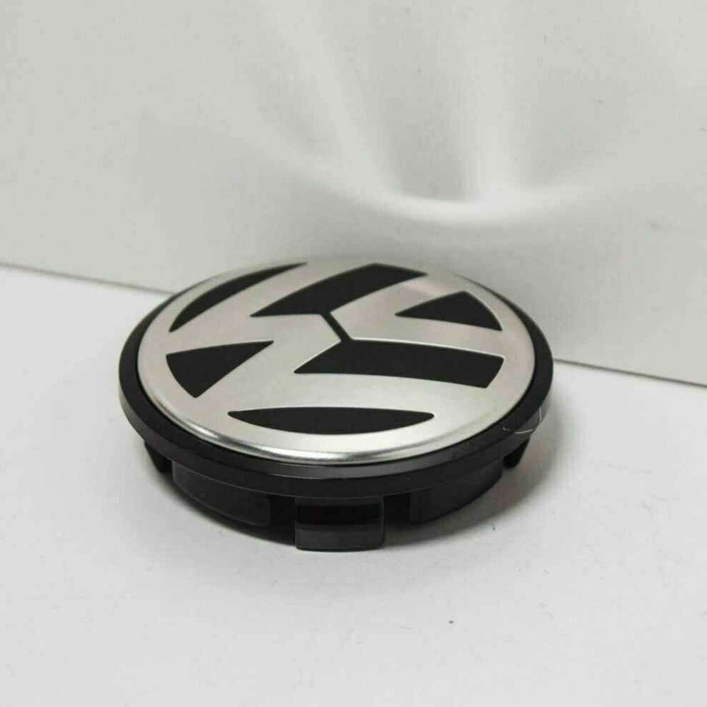 VW 55mm Alloy Wheel Centre Caps X 4. Golf Jetta Passat Beetle
