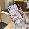 Fashion Design Dirt-resistant Phone Case For OPPO Realme C21Y/C25Y Wristband Soft case Waterproof Anti-dust Back Cover